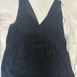 Madewell Black Backless Tank Top